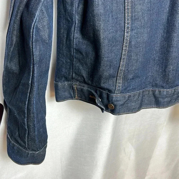 NWOT J. Crew Cropped blue denim jean jacket ,festival western,country, - Picture 9 of 13
